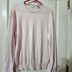 Calvin Klein Supina Men's Light Pink Crewneck Sweater.